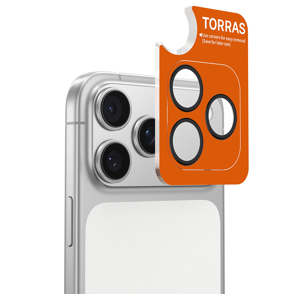Protecție lentile Torras Lensguard iPhone 17 Pro / 17 Pro Max – Negru – imagine 2 din 8
