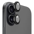 Protecție lentile Blueo ramă metalică iPhone 17, 2 buc. – Negru – imagine 1 din 10