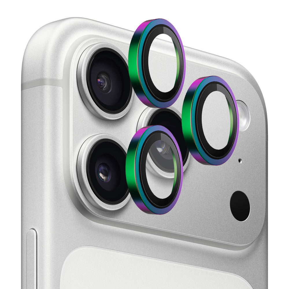 Protecție lentile Blueo ramă metalică iPhone 17 Pro / 17 Pro Max – Multicolor – imagine 4 din 9
