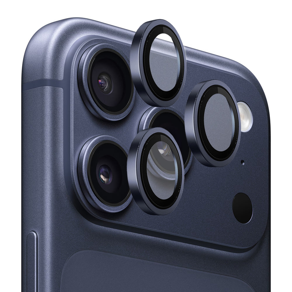 Protecție lentile Blueo 99 Anti-Reflective iPhone 17 Pro / 17 Pro Max – Albastru închis – imagine 1 din 7