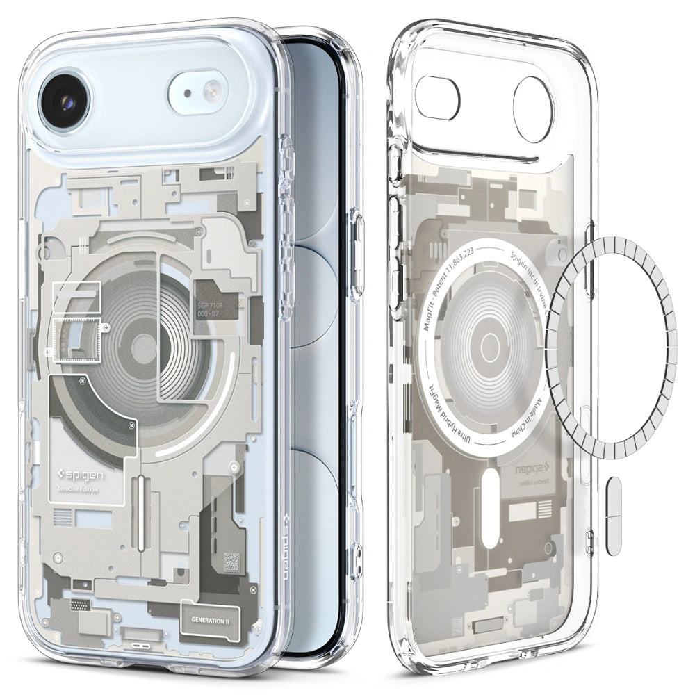 Husă Spigen Ultra Hybrid Zero One MagSafe iPhone Air – Natural Titanium (titan) – imagine 7