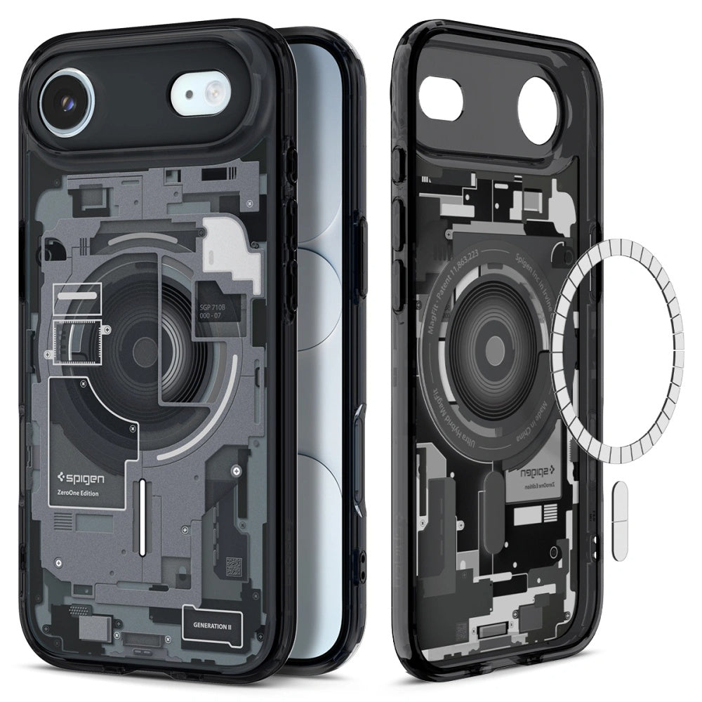 Husă Spigen Ultra Hybrid Zero One MagSafe iPhone Air – Negru – imagine 1