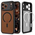 Husă Spigen Ultra Hybrid MagSafe iPhone 17 Pro Max – Frost Black (negru mat translucid) – imagine 9