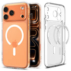 Husă Spigen Ultra Hybrid MagSafe iPhone 17 Pro Max – Frost White (alb mat) – imagine 11