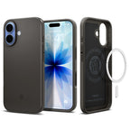 Husă Spigen Thin Fit MagSafe iPhone 17 – Gunmetal (gri metalic) – imagine 7