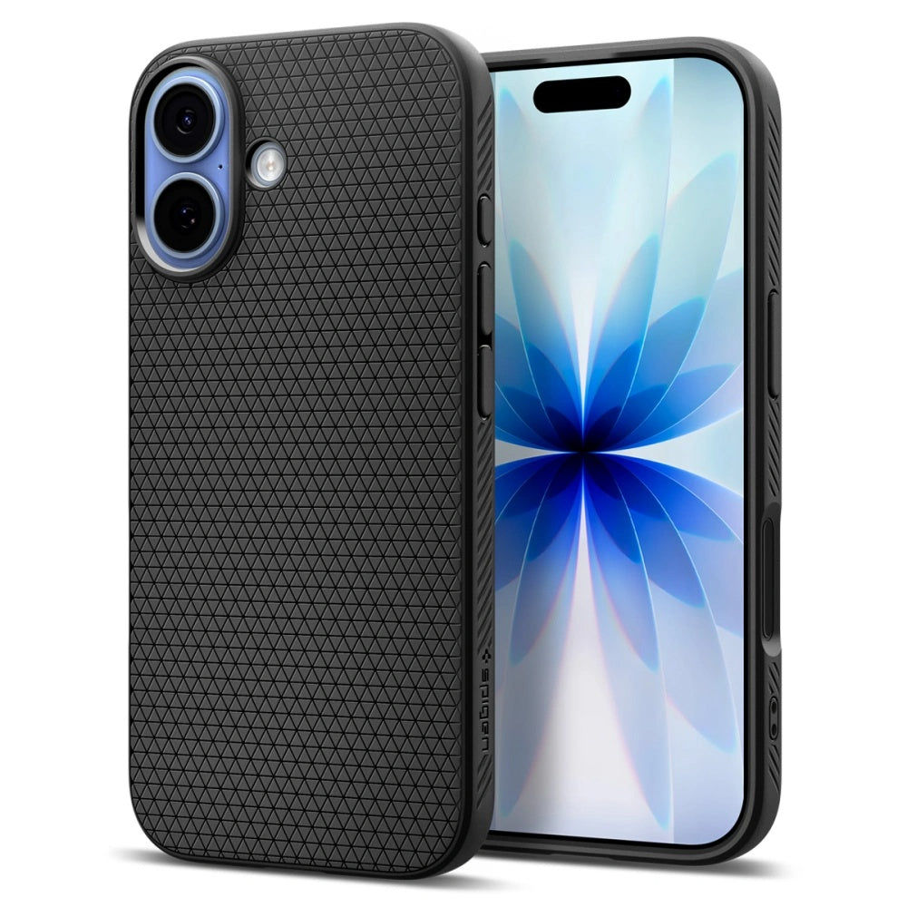 Husă Spigen Liquid Air iPhone 17 – Negru mat – imagine 1