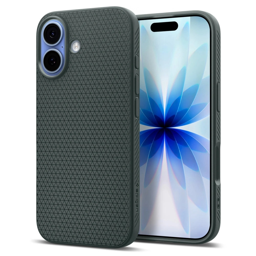Husă Spigen Liquid Air iPhone 17 – Abyss Green (verde) – imagine 7