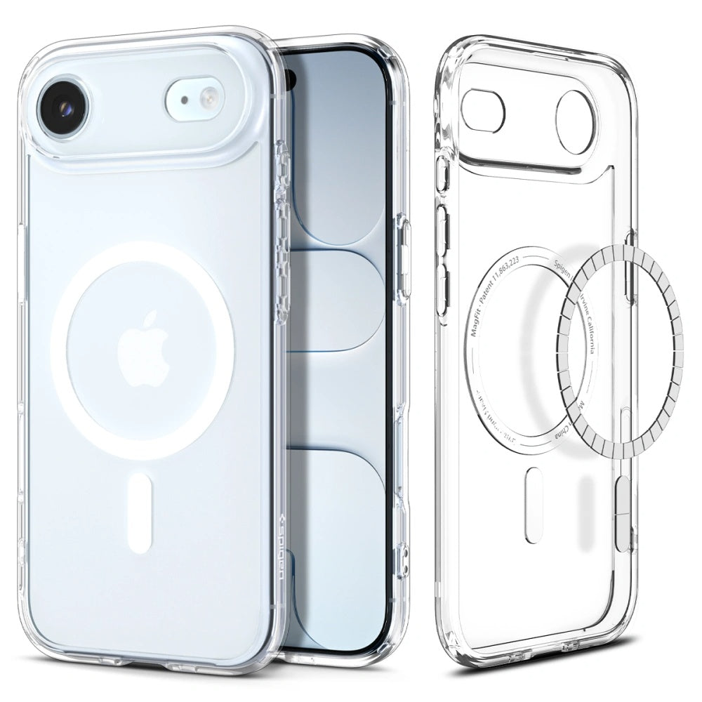 Husă Spigen Ultra Hybrid MagSafe iPhone Air – Transparent / Alb – imagine 1