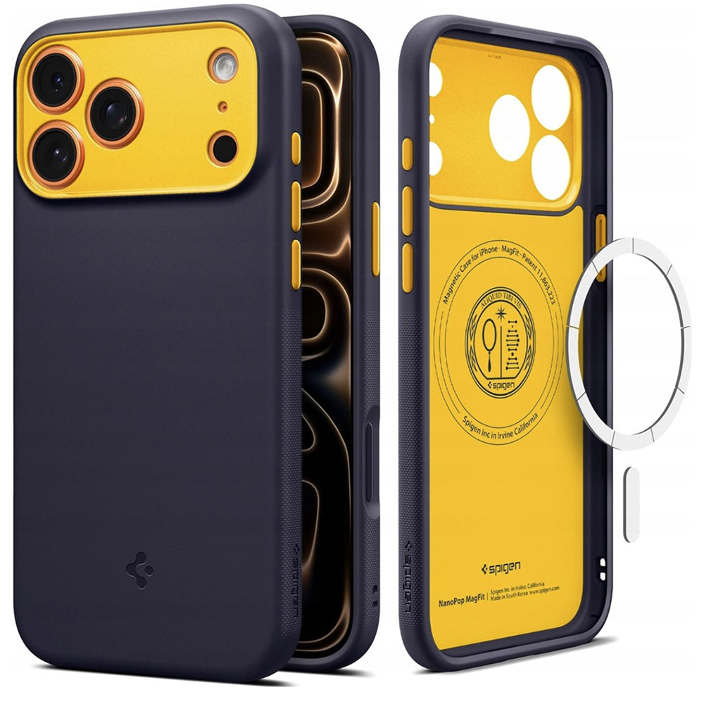 Husă Caseology Nano Pop MagSafe iPhone 17 Pro – Blueberry Navy (bleumarin) – imagine 7