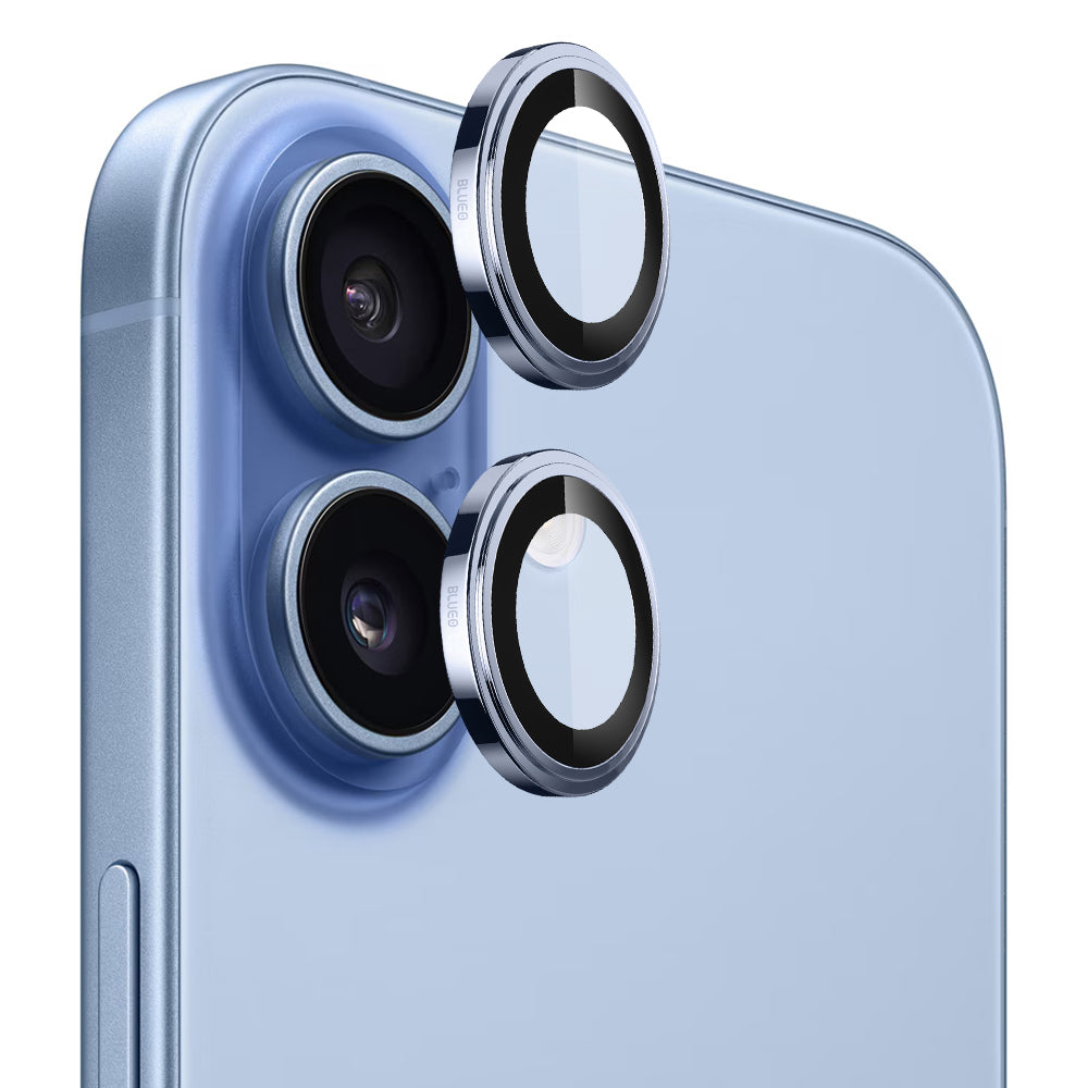 Protecție lentile Blueo Sapphire Crystal iPhone 17, 2 buc. – Bleu – imagine 7 din 10