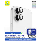 Protecție lentile Blueo Sapphire Crystal iPhone 17, 2 buc. – Negru – imagine 3 din 10