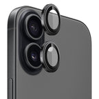 Protecție lentile Blueo Sapphire Crystal iPhone 17, 2 buc. – Negru – imagine 1 din 10