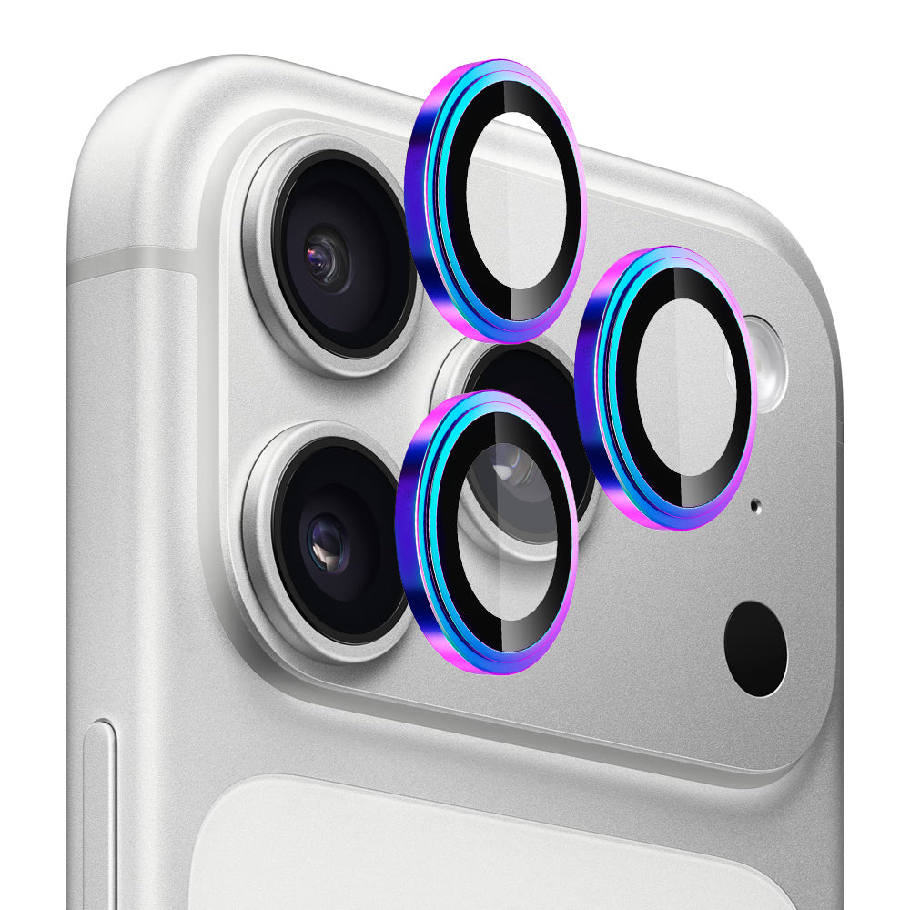 Protecție lentile Blueo Sapphire Crystal iPhone 17 Pro / 17 Pro Max – Multicolor – imagine 4 din 9