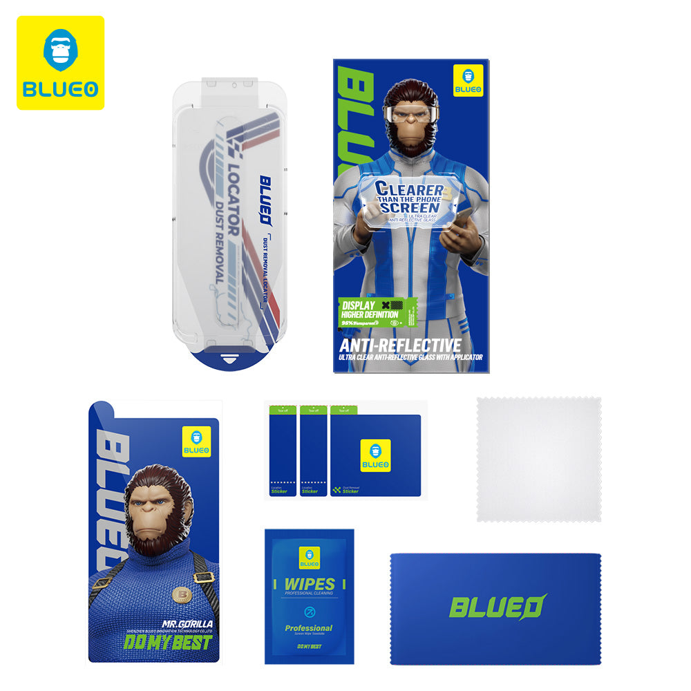 Folie anti-reflex Blueo HD cu aplicator iPhone Air – imagine 4 din 4