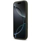 Husă Guess iPhone 17 Pro Silicone Big 4G Script, kaki – imagine 4