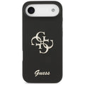 Husă Guess iPhone Air Silicone Big 4G Script, negru – imagine 1