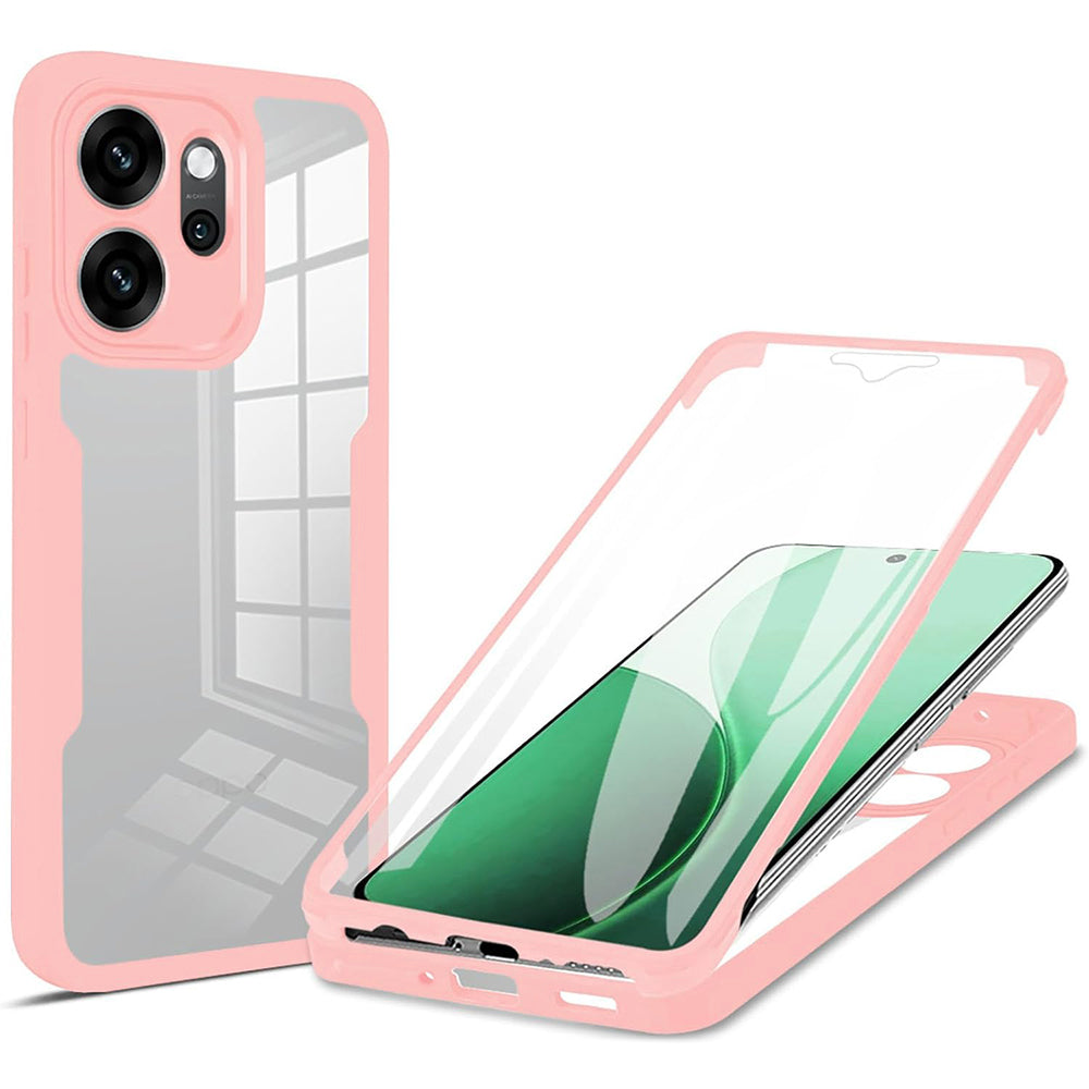 Husă Oppo Reno14 F / Reno14 FS 5G 360 Techsuit ColorVerse, roz – imagine 1