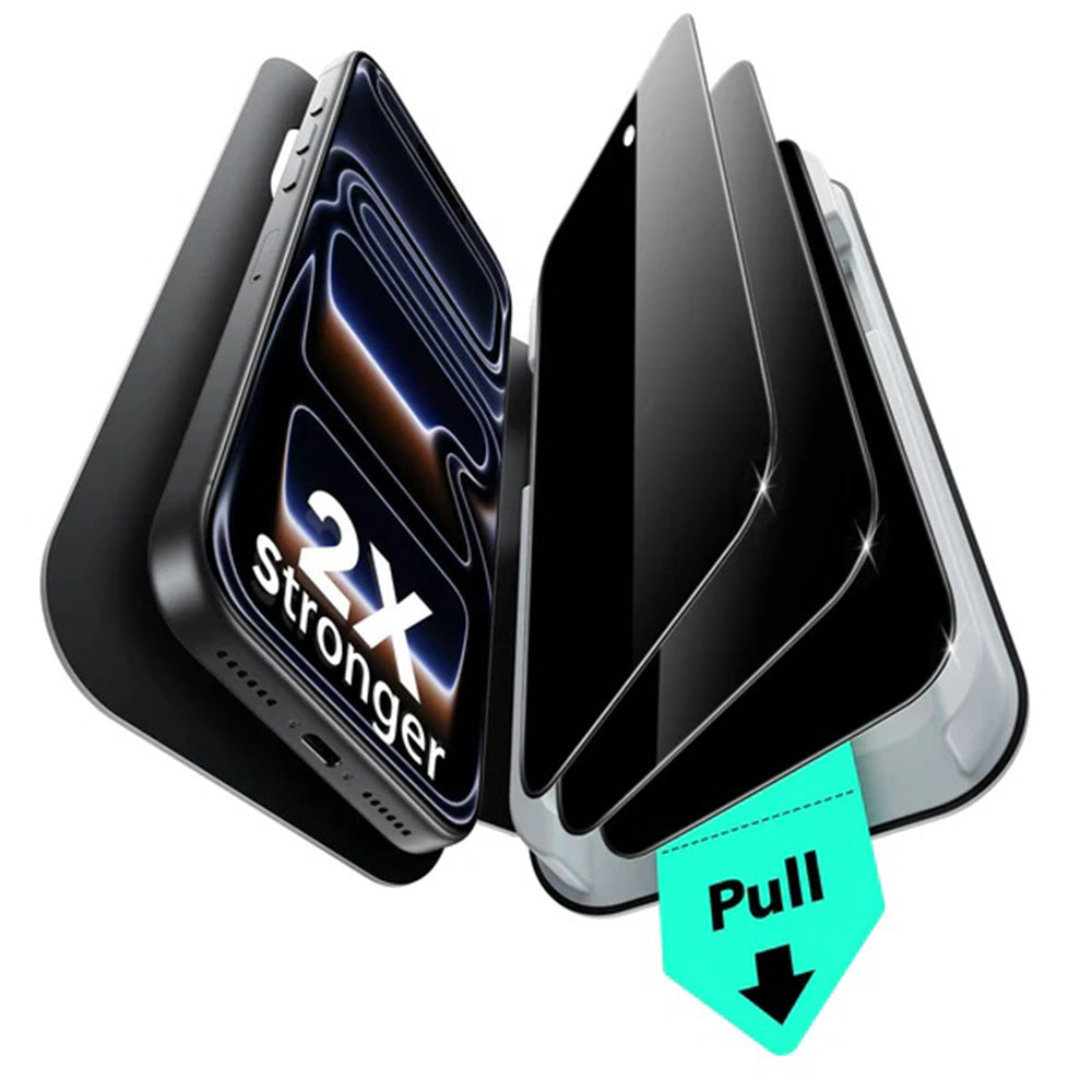 Folie privacy ESR UltraFit iPhone 17 Pro, set 3 buc. – imagine 1 din 2