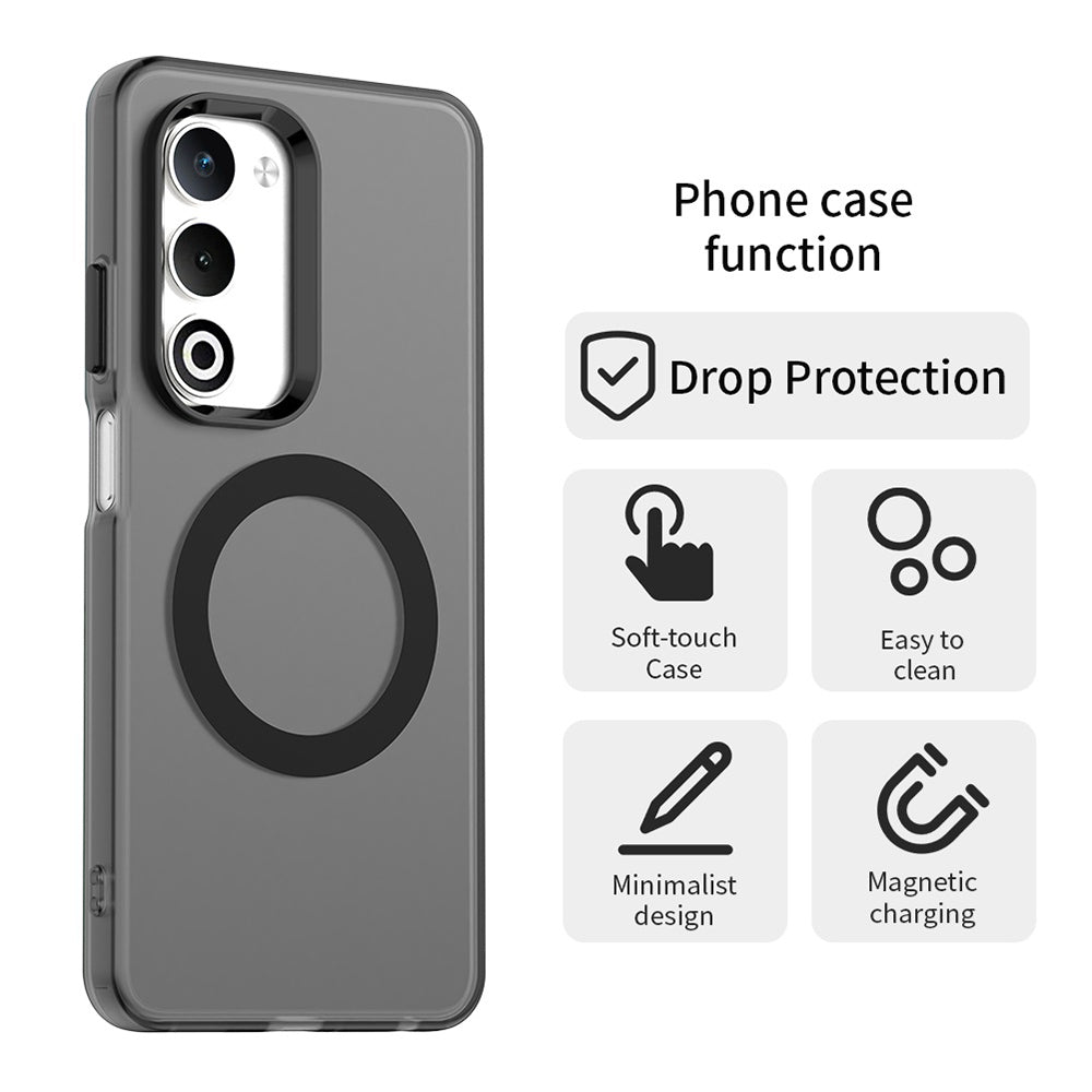 Husă Oppo A5 4G / A5 5G / A5m 4G Techsuit CandyCase MagSafe, negru – imagine 2