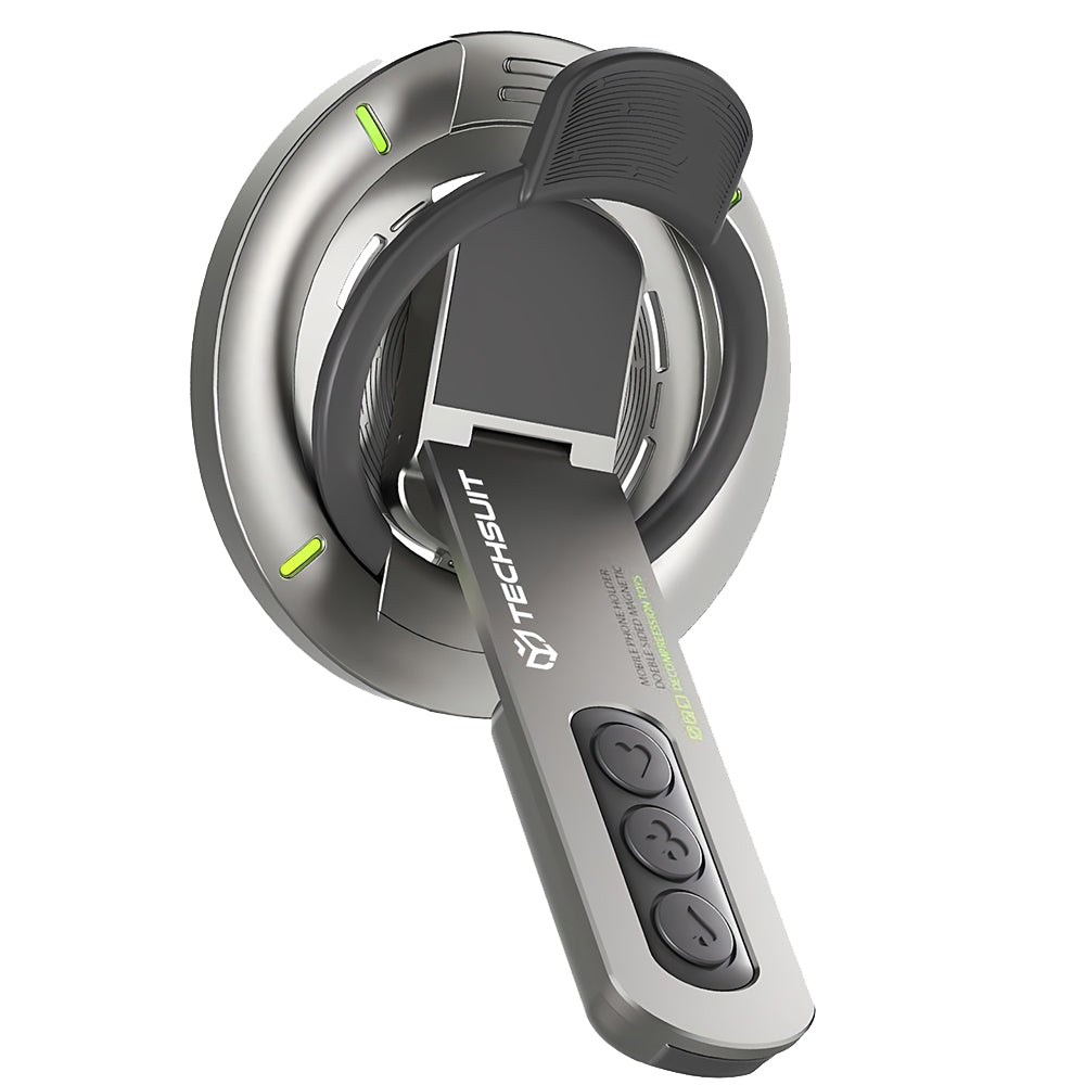 Inel suport magnetic Techsuit AluStandX MagSafe, stand – imagine 1