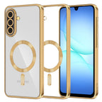 Husă transparentă Techsuit Luxury Crystal MagSafe Galaxy A17 5G – Auriu – imagine 2