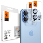 Protecție cameră Spigen Optik.tR EZ Fit Pro iPhone 17 / 16, 2 buc. – Albastru – imagine 10 din 13