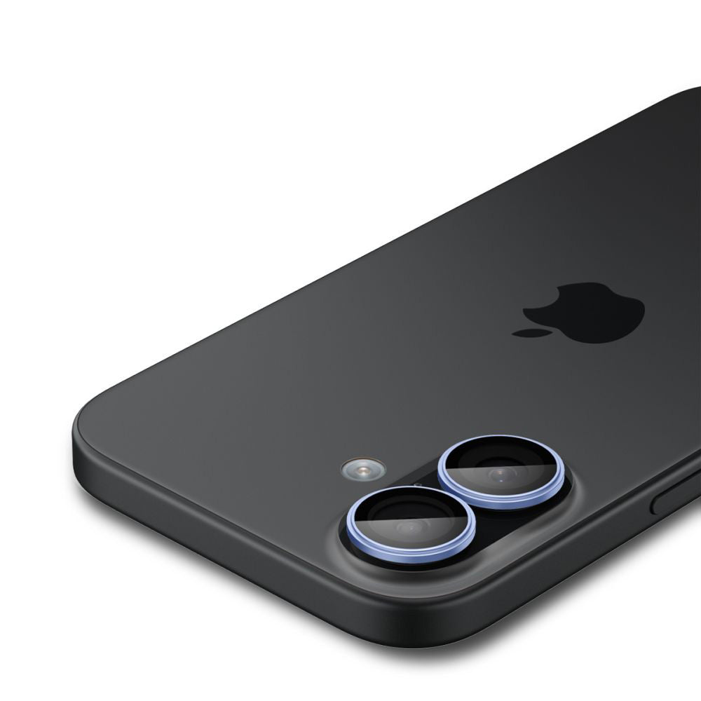 Protecție cameră Spigen Optik.tR EZ Fit Pro iPhone 17 / 16, 2 buc. – Albastru – imagine 11 din 13