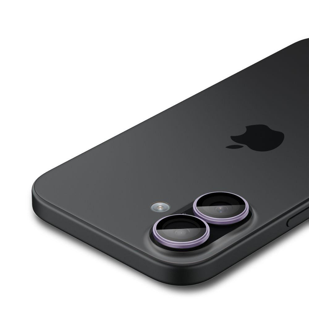 Protecție cameră Spigen Optik.tR EZ Fit Pro iPhone 17 / 16, 2 buc. – Mov – imagine 9 din 13