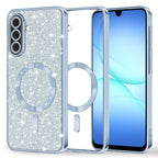 Husă Techsuit Luxury Glitter MagSafe Galaxy A17 5G – Albastru deschis – imagine 5