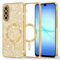 Husă Techsuit Luxury Glitter MagSafe Galaxy A17 5G – Auriu – imagine 1