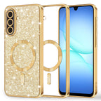 Husă Techsuit Luxury Glitter MagSafe Galaxy A17 5G – Auriu – imagine 1
