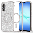 Husă Techsuit Luxury Glitter MagSafe Galaxy A17 5G – Argintiu – imagine 4