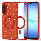 Husă Techsuit Luxury Glitter MagSafe Galaxy A17 5G – Roșu – imagine 2