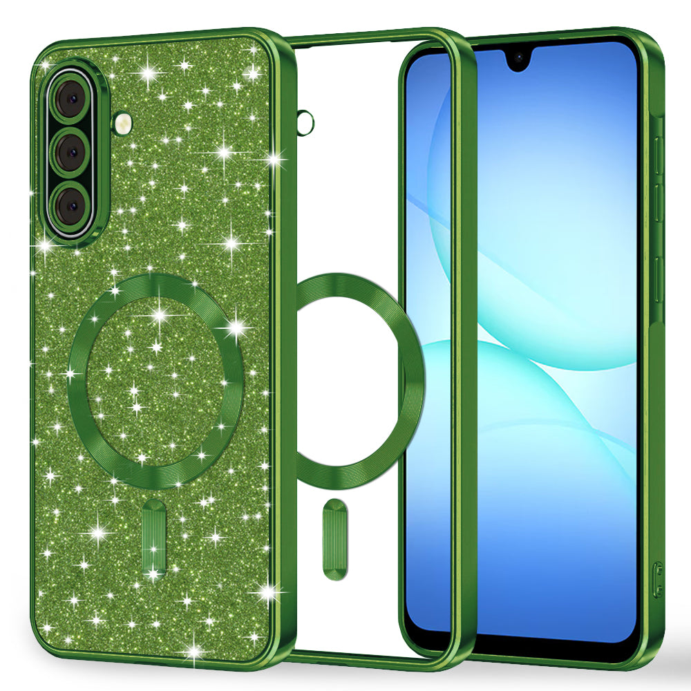 Husă Techsuit Luxury Glitter MagSafe Galaxy A17 5G – Verde închis – imagine 9