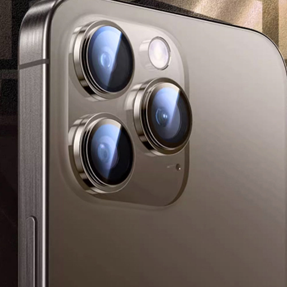 Protecție lentile Lito Titanium AR iPhone 17 Pro / 17 Pro Max – Argintiu – imagine 4 din 7