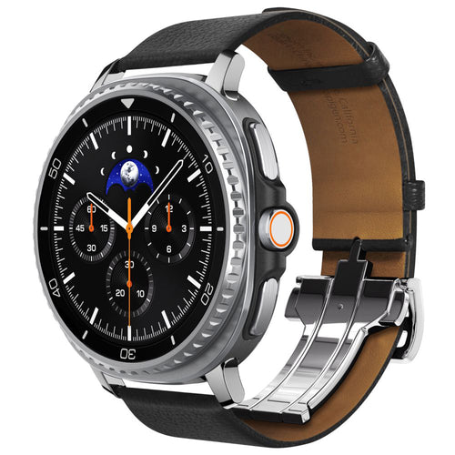 Curea din piele naturală de capră Spigen Enzo Samsung Galaxy Watch9 / Watch8 / Watch8 Classic – imagine 1