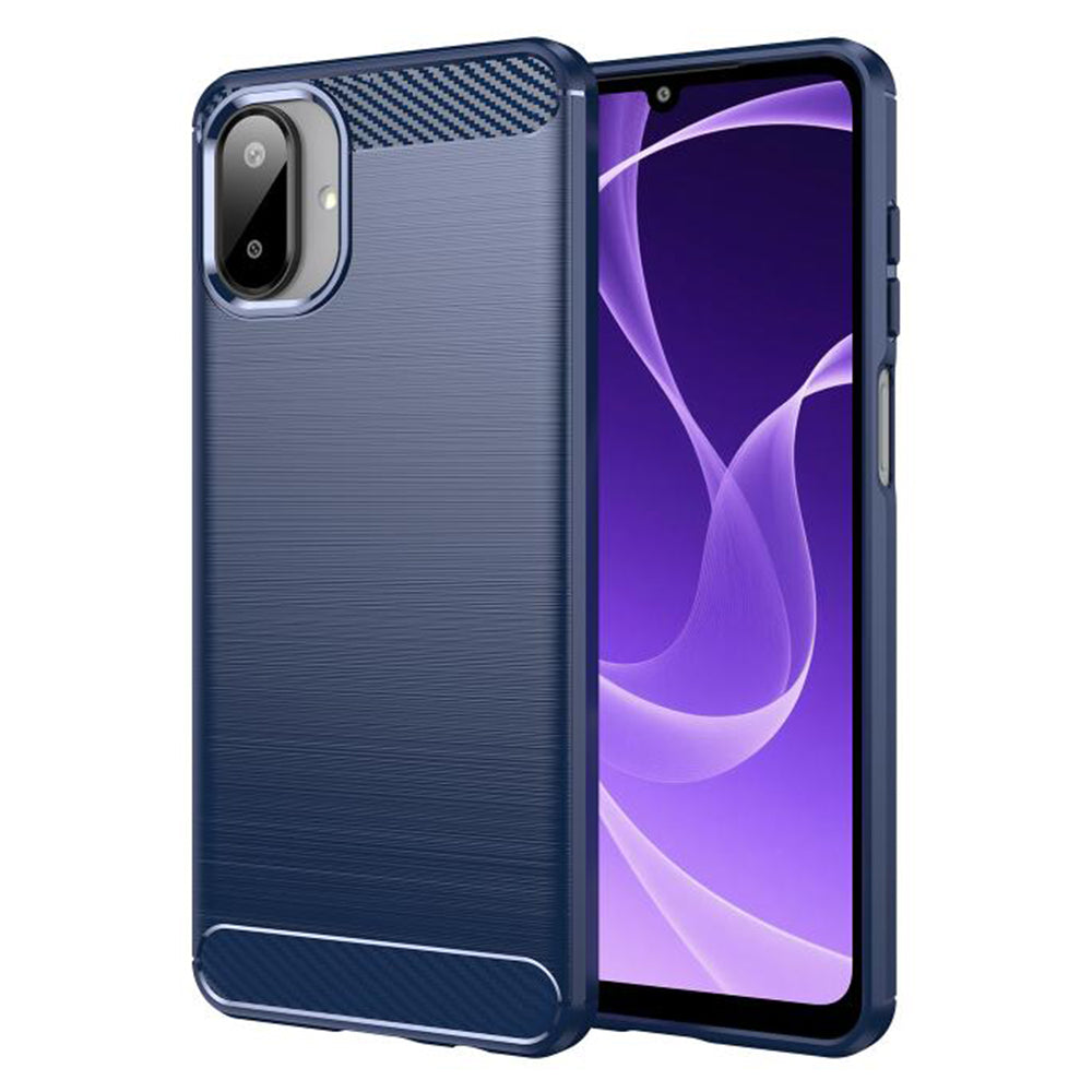 Husă Techsuit Carbon Silicone Galaxy A07 – Albastru – imagine 2