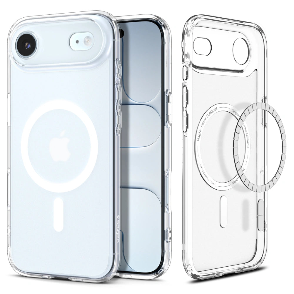 Husă Spigen Ultra Hybrid MagSafe iPhone Air – Frost White (alb mat) – imagine 13