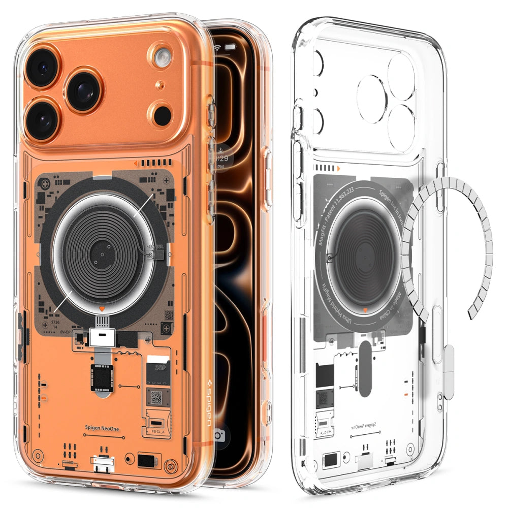Husă Spigen Ultra Hybrid MagSafe iPhone 17 Pro – Neo One – imagine 9