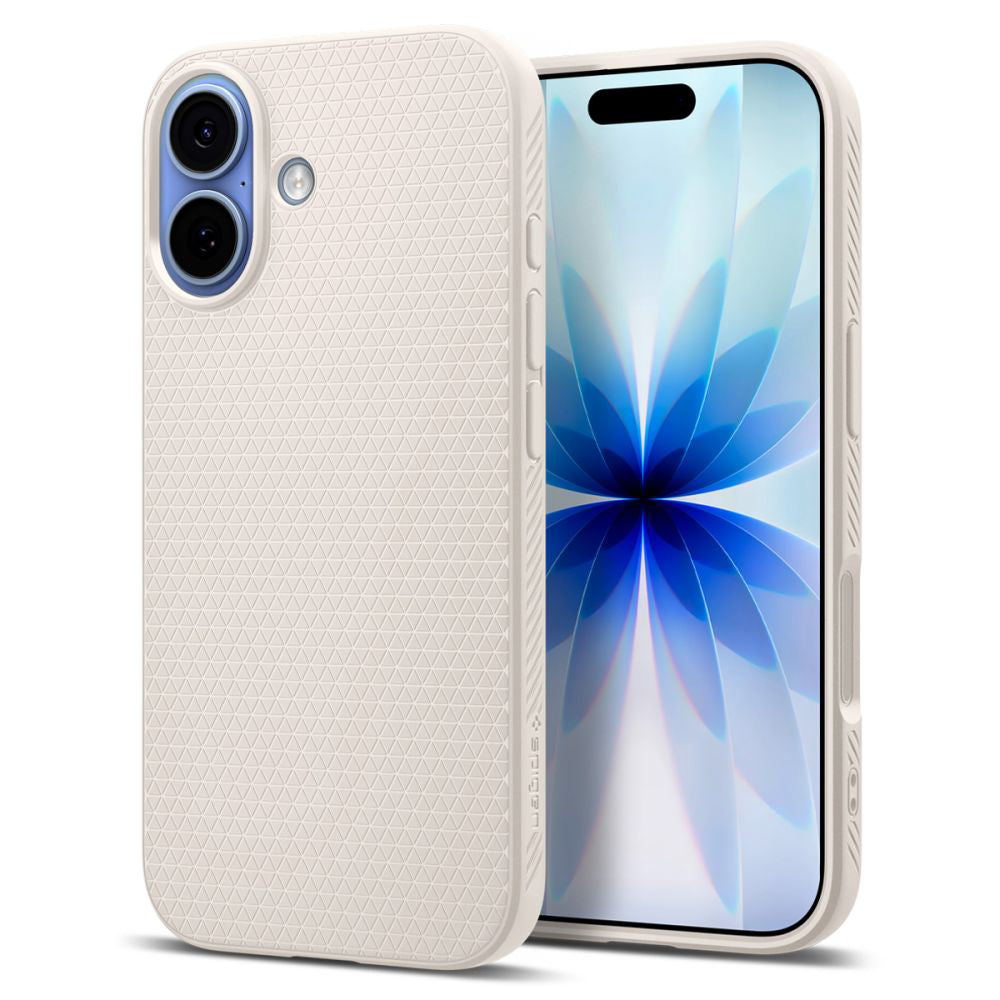 Husă Spigen Liquid Air iPhone 17 – Natural Titanium (titan) – imagine 9