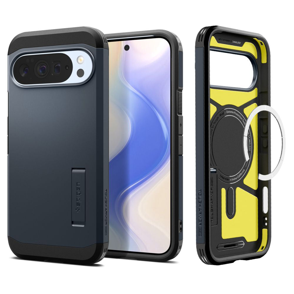 Husă Spigen Tough Armor MagFit Pixel 10 Pro XL – Gri (Metal Slate) – imagine 8