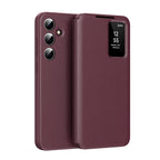 Husă flip Techsuit SmartView Galaxy A16 / A16 5G – Roșu – imagine 3