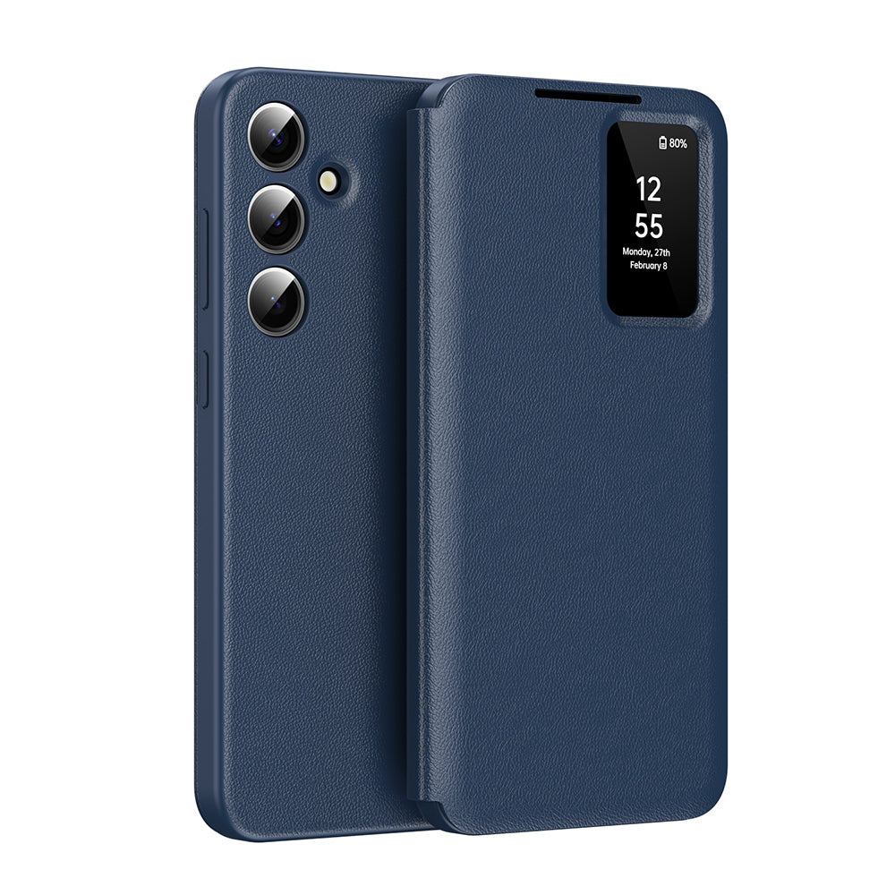 Husă flip Techsuit SmartView Galaxy S25 FE – Albastru – imagine 9