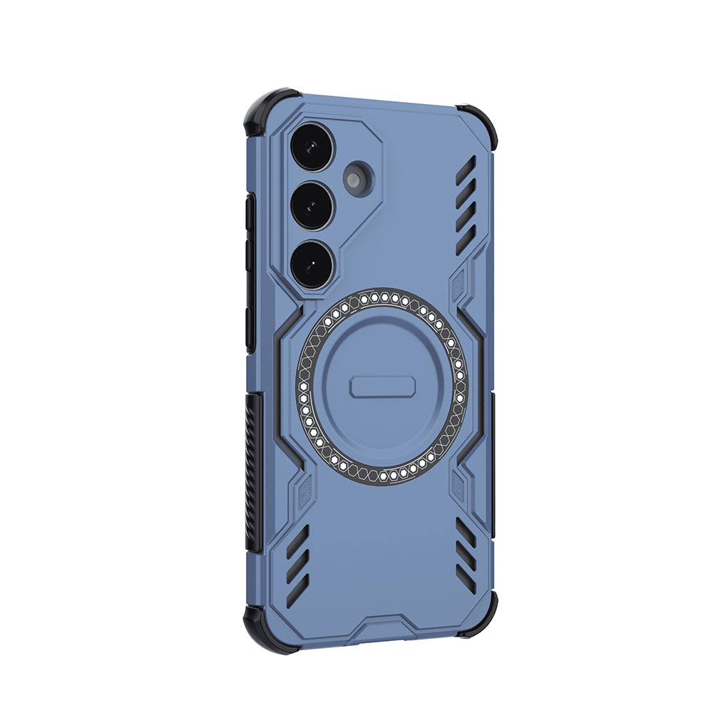 Husă Techsuit ArmorMag MagSafe Galaxy S25 FE – Albastru – imagine 8