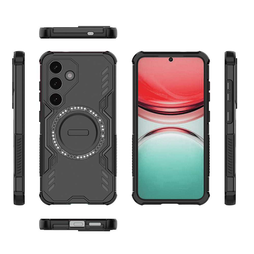 Husă Techsuit ArmorMag MagSafe Galaxy S25 FE – Negru – imagine 5
