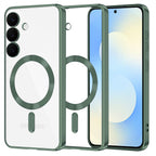 Husă transparentă Techsuit Luxury Crystal MagSafe Galaxy S25 FE – Verde închis – imagine 5