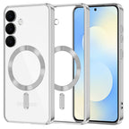 Husă transparentă Techsuit Luxury Crystal MagSafe Galaxy S25 FE – Argintiu – imagine 2