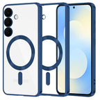 Husă transparentă Techsuit Luxury Crystal MagSafe Galaxy S25 FE – Albastru închis – imagine 6