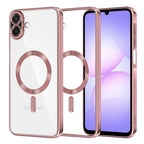 Husă transparentă Techsuit Luxury Crystal MagSafe Galaxy A07 – Roz – imagine 2