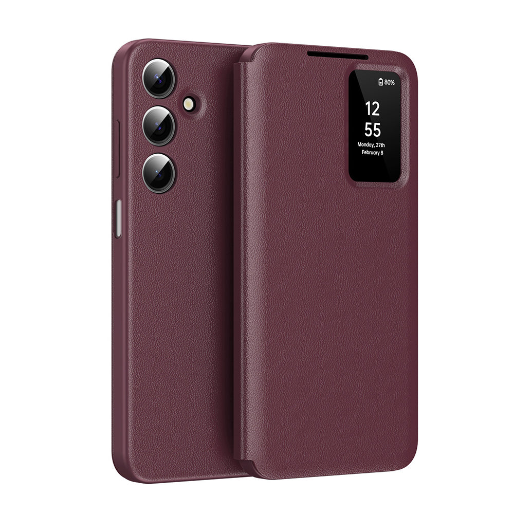 Husă tip carte Techsuit SmartView Galaxy A17 5G – Roșu – imagine 9